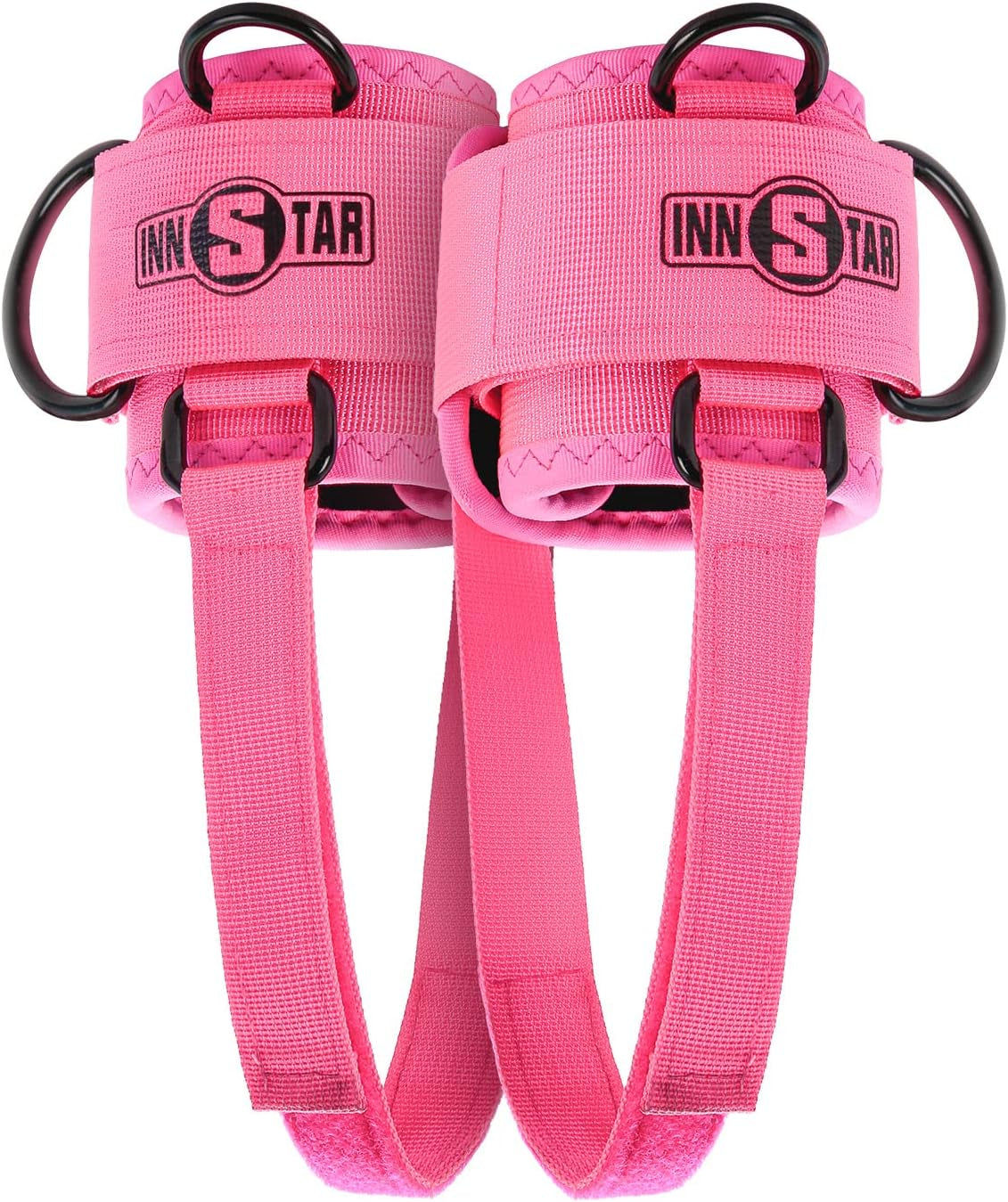 Adjustable Ankle Strap for Cable Machines, Rotateble D-Ring for Glute & Leg Workouts
