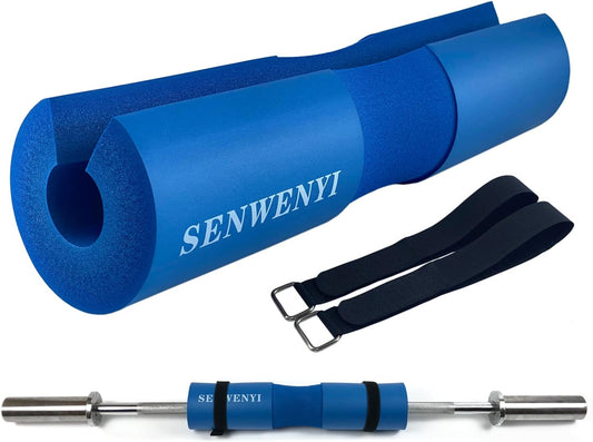 Upgraded Squat Pad Barbell Pad for Hip Thrust, Lunges, and Hip Thrusts Bar Pad - Foam Sponge Pad - Provides Relief to Neck and Shoulders While Training